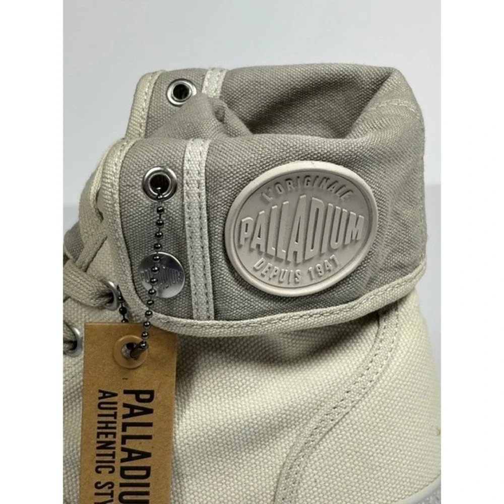 Palladium Baggy Boots Vapor Grey Canvas High Top Fold Down Men's 9 Streetwear